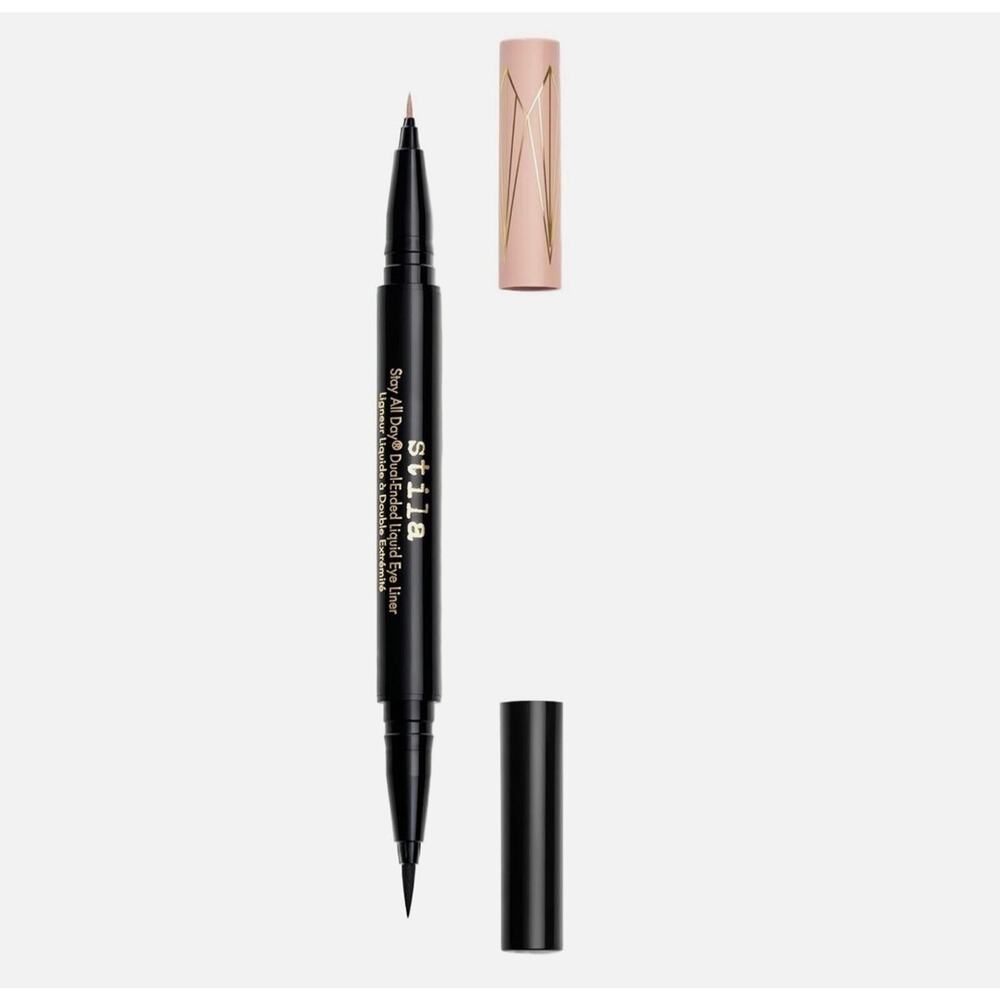 Stila Stay All Day Dual-Ended Waterproof Liquid Eye Liner Kitten Cosmo/ Intn Blk